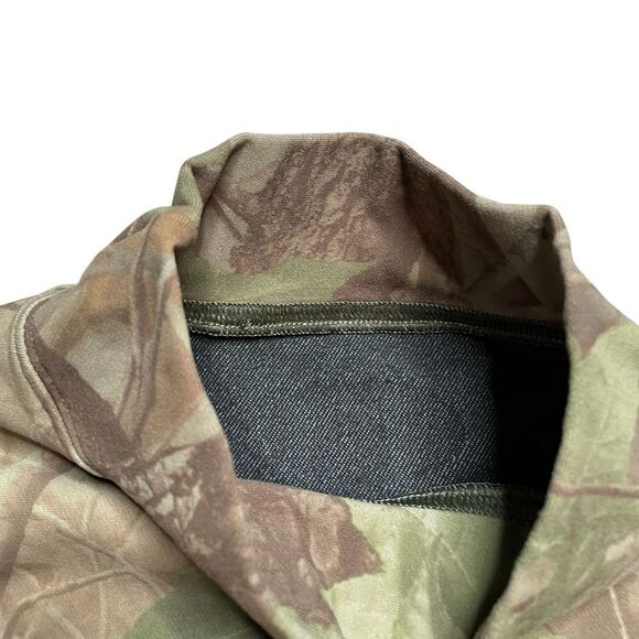 UNDER ARMOUR Coldgear Mock Neck Camouflage Bade layer Shirt Size Large - Picture 6 of 6